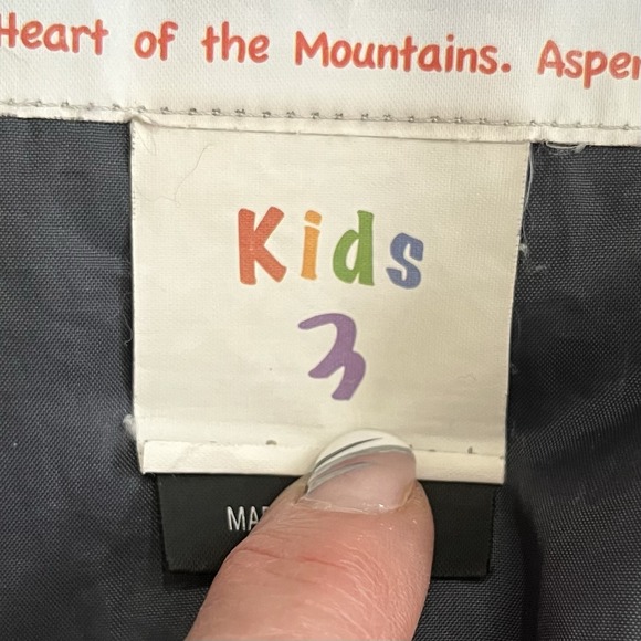 OBERMEYER Boys I-Grow Size 3 Wildcat Hooded Ski Coat Jacket Winter Red Gray - Picture 9 of 12